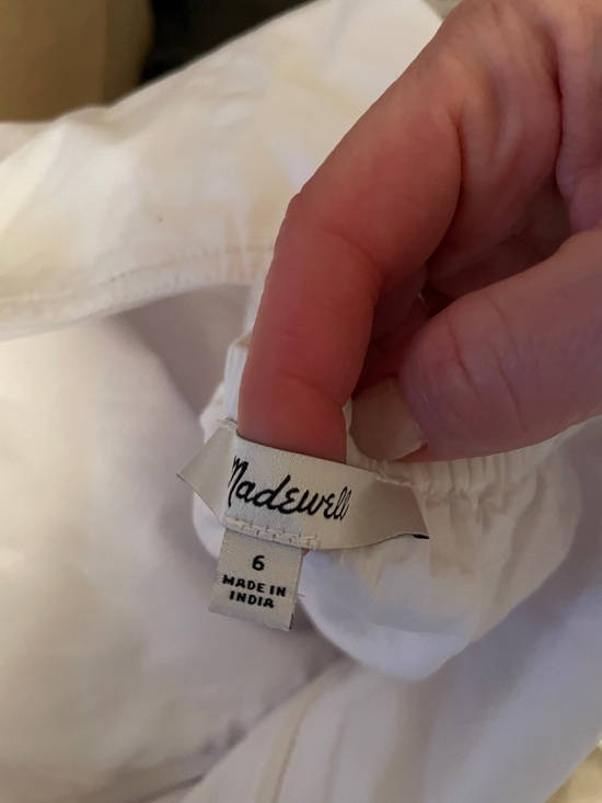 Madewell Poplin Seamed Maxi Dress white
Size 6 - Picture 6 of 6